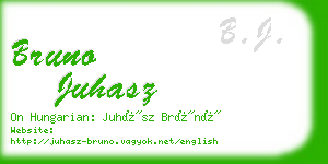 bruno juhasz business card